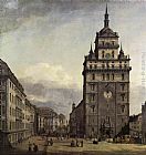 Bernardo Bellotto The Kreuzkirche in Dresden painting
